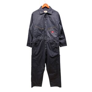 Dickies Work Jumpsuit Coveralls Men's M Regular Navy Blue Utility Wear